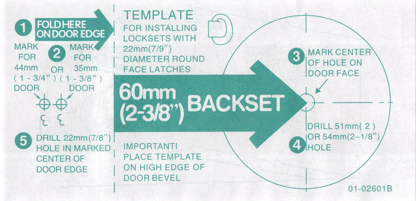 RV Camper Trailer Mobile - Privacy Lockset